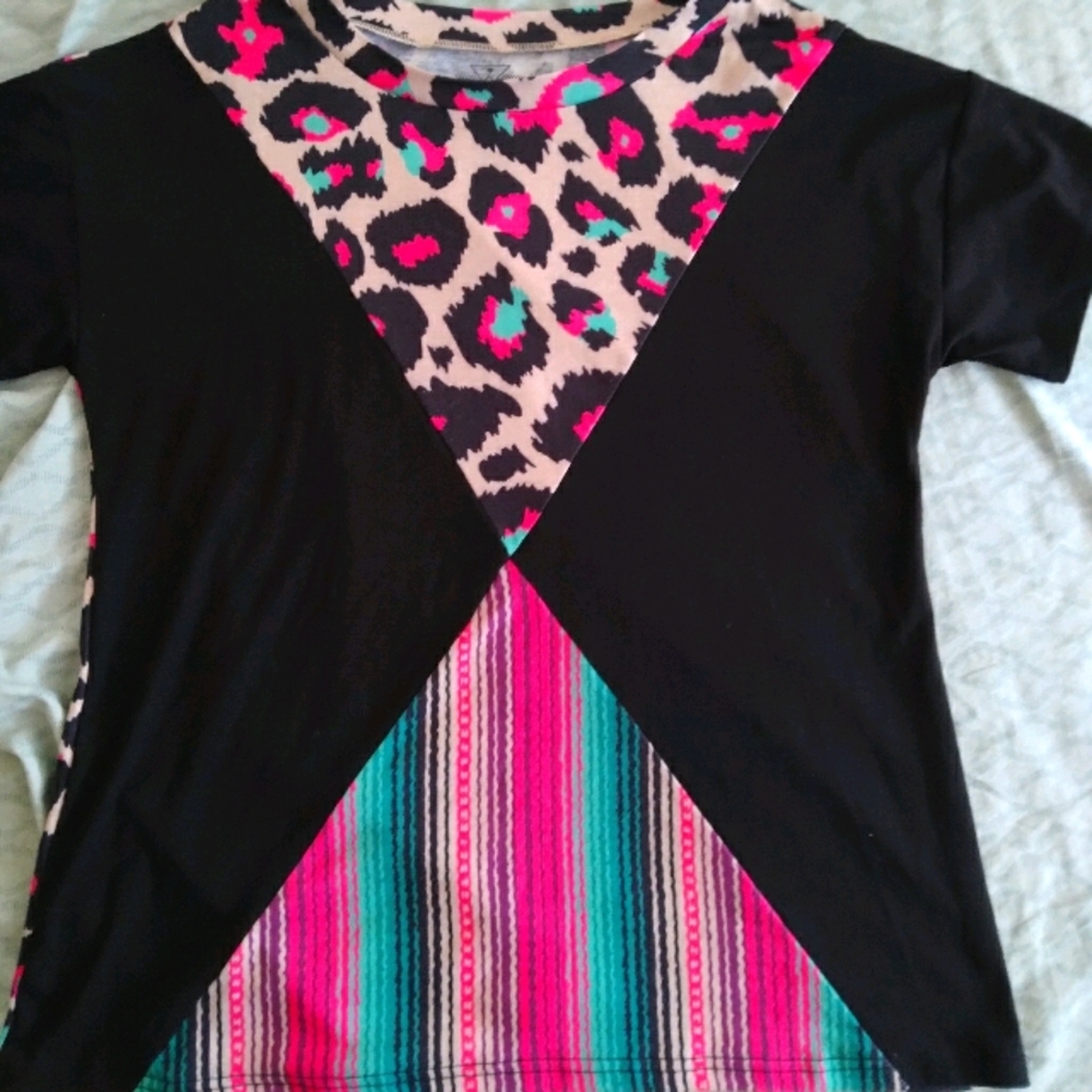 S Crazy Train Cheetah Print T